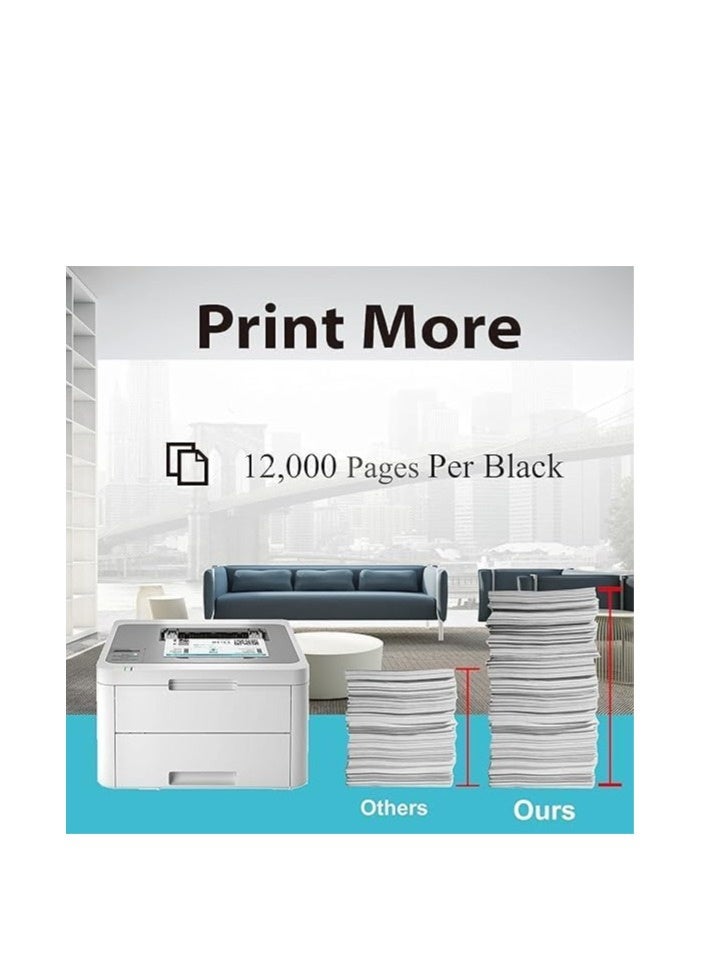 Office Maker DR-2500 With Update Chip Drum Unit Is Compatible with Brother HL-L2400D HL-L2460DN HL-L2461DW DCP-L2600D DCP-L2625DW DCP-L2640DW MFC-L2805DW MFC-L2885DW (DR-2500 Black) - Image 3